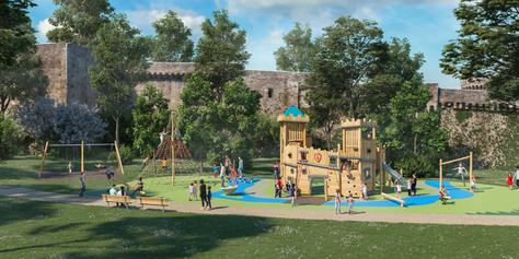 Aire de jeux pour enfants Parc departemental du Coteau de Bievre
